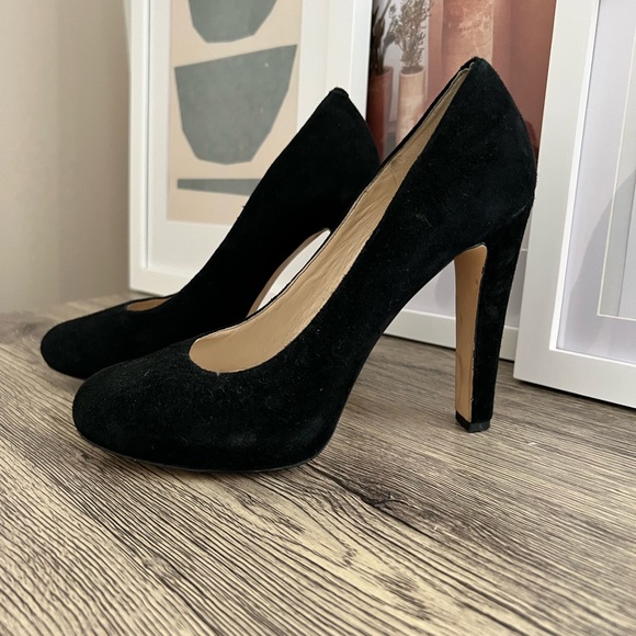Nine West Black Suede Pumps - Picture 1 of 5